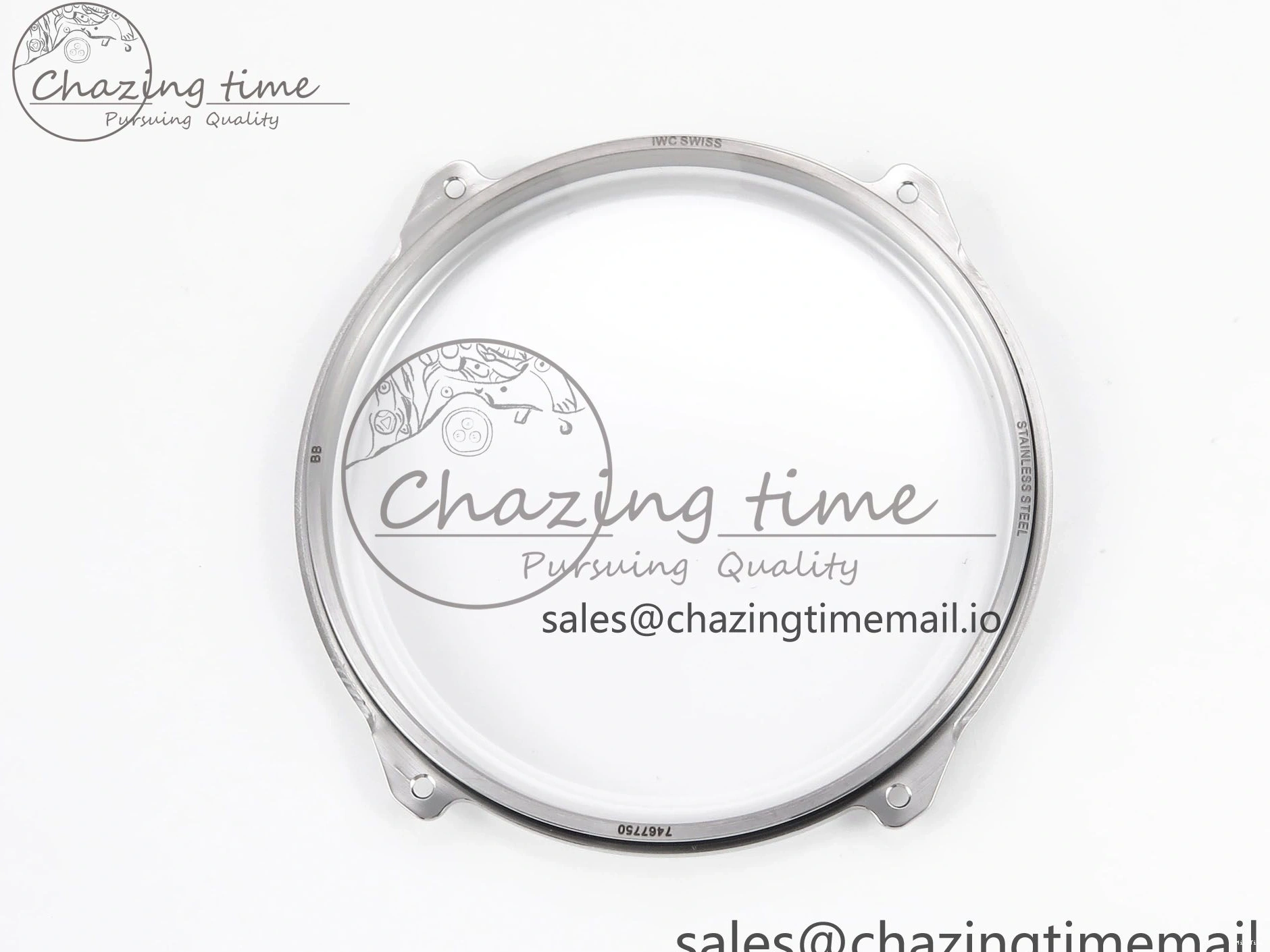 MIROTIME 0302 OnTrend Portugieser Automatic 42mm SS APSF 1:1 Best Edition White RG Dial on Black Leather Strap A 7010